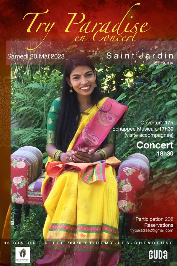 Affiche : Try Paradise en concert au Saint-Jardin, 20 mai 2023